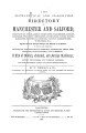 Directory of Manchester & Salford, 1853