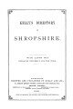 Kelly's Directory of Shropshire, 1891