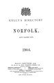 Kelly's Directory of Norfolk, 1904