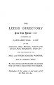 Leeds Directory, 1798