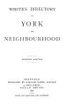 White's Directory of York, 1895