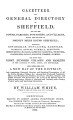Gazetteer & General Directory of Sheffield, 1852