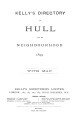 Kelly's Directory of Hull, 1899