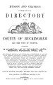 Musson & Craven's Commercial Directory of Buckinghamshire & Windsor, 1853