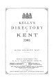Kelly's Directory of Kent, 1903. [Part 2: Private Resident & Trade Directories]