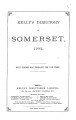 Kelly's Directory of Somerset, 1902