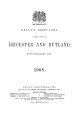 Kelly's Directory of Leicestershire & Rutland, 1908