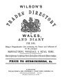 Wilson's Trades Directory of Wales, 1885