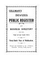 Gillman's Devizes Directory, 1914
