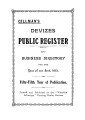 Gillman's Devizes Directory, 1913