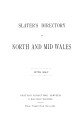 Slater's Directory of North & Mid Wales, 1895