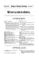 Bennett's Business Directory for Worcestershire, 1914