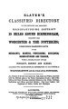 Slater's Directory of Birmingham, Worcester & the Potteries, 1851