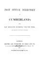 Post Office Directory of Cumberland, 1858